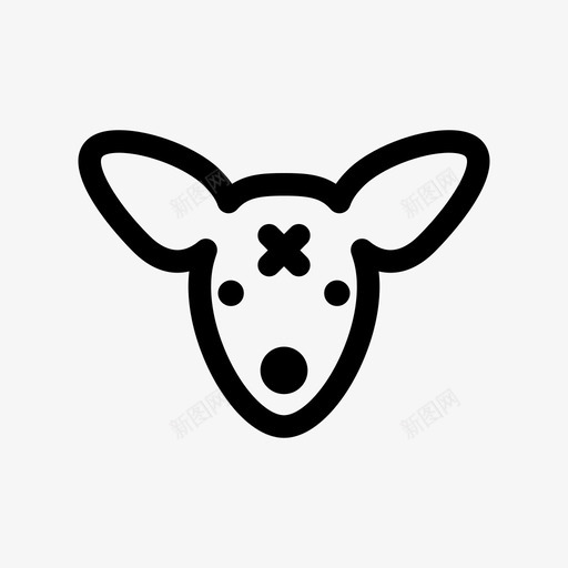 小鹿受伤刺穿疼痛图标svg_新图网 https://ixintu.com 刺穿 割伤 动物 动物受伤 受伤 吸血 小鹿受伤 疼痛 虐待