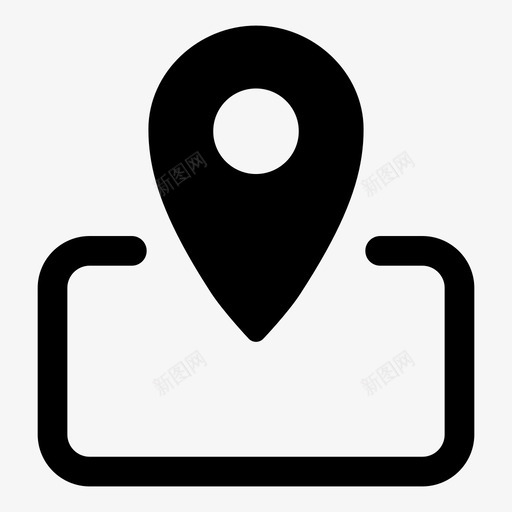 地图点地点图标svg_新图网 https://ixintu.com ui图示符 位置 分析 地图 地点 导航 打开 数据 文档 点 运输