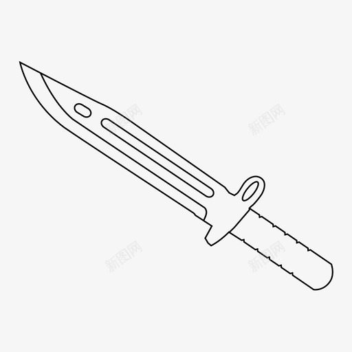 刺刀刺刀刀锯齿刀图标svg_新图网 https://ixintu.com csgo cs围棋刀模型 军用 切割 刺刀 刺刀刀 厨房用具 屠夫 武器 锯齿刀