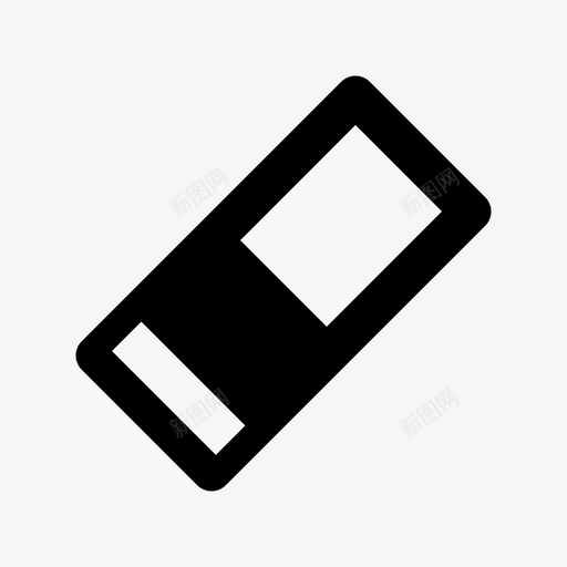橡皮擦擦去文具图标svg_新图网 https://ixintu.com 划掉 删除 剪切 办公用品 擦去 收回 文具 橡皮擦 橡皮擦工具 橡胶 设计材料设计图标