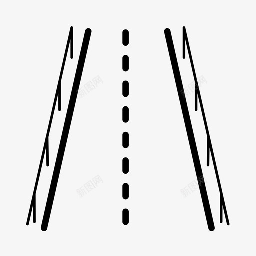 道路大道车道图标svg_新图网 https://ixintu.com 交通 大道 街道 车道 道路 高速公路