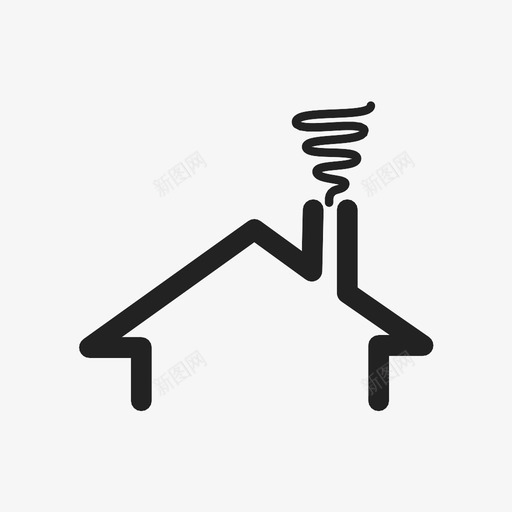 家住所房地产图标svg_新图网 https://ixintu.com 住所 卧室 厨房 大厦 家 家庭 建筑 房地产 房子 睡眠
