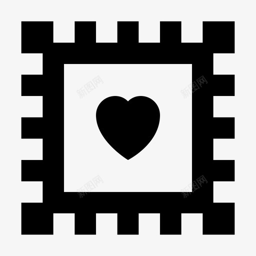 相框爱与浪漫材质标图标svg_新图网 https://ixintu.com 爱与浪漫材质设计图标 相框