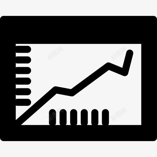 圆内带上升线的图形业务seopack图标svg_新图网 https://ixintu.com seopack 业务 圆内带上升线的图形