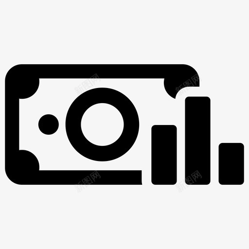 收入储蓄工资图标svg_新图网 https://ixintu.com 储蓄 利润 工资 收入 现金 股息 财务 货币 货币和金融