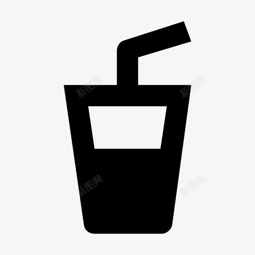 饮料吸管杰作图标svg_新图网 https://ixintu.com 代 吸管 堵 夏饮 家电材料设计图标 服 杰作 构 果汁杯 饮料