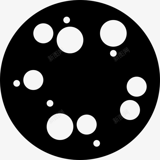 汞元素行星图标svg_新图网 https://ixintu.com 元素 太空 太空科学固体 有毒 汞 液体 研究 科学 行星 银