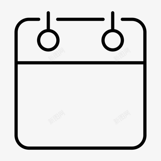 日历时间日程安排图标svg_新图网 https://ixintu.com 即将发生的事件 日历 日期簿 日程安排 日记 时间 流行图标集精简 约会列表 计划