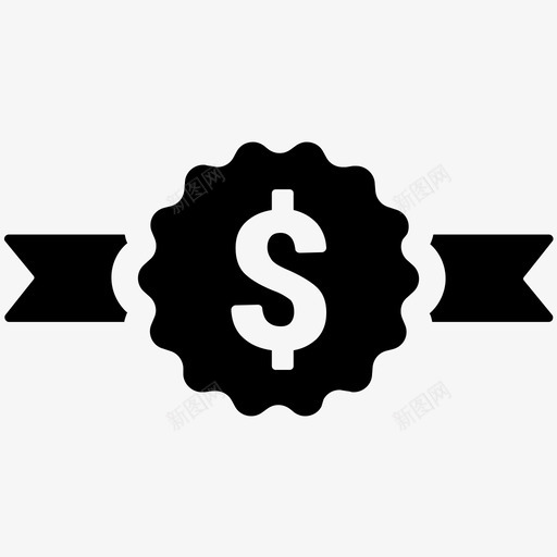 徽章最低价别针图标svg_新图网 https://ixintu.com 丝带 令牌 别针 徽章 最低价 符号 质量 邮票 高级