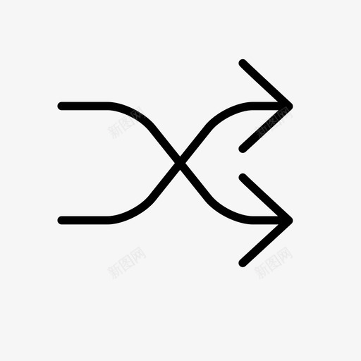 随机播放自动播放列表图标svg_新图网 https://ixintu.com 列表 媒体控制器 媒体播放器 媒体播放器必备 未知 自动播放 自动翻页 视频 随机 随机播放