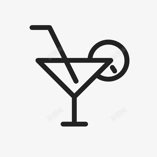 鸡尾酒不马提尼图标svg_新图网 https://ixintu.com 不 出售 大胆 快乐时光 柠檬 等等 饮料 马提尼 鸡尾酒 黄金