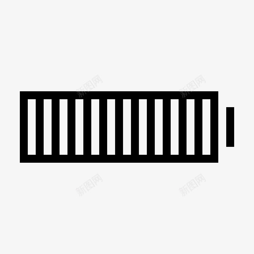 电池另一个充电图标svg_新图网 https://ixintu.com 信号 信息元素固态 充电 减法 删除 另一个 满 电池 设备 转发