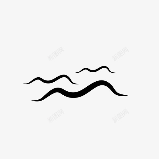 波浪大海河流图标svg_新图网 https://ixintu.com 大海 毛茸茸的 河流 沿途 波浪 清洁 粘粘的 衣服 起伏