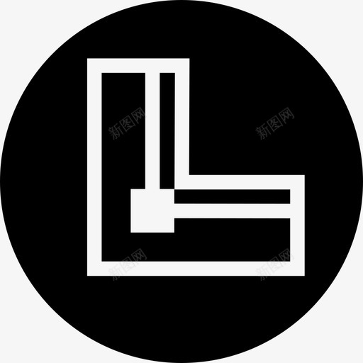 笔划对齐外部线条图标svg_新图网 https://ixintu.com 外部 弯头 用户界面vol2差异 界面 笔划对齐 线条 绘制 角度 角点 边