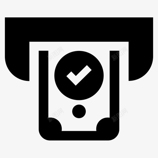 取款交易工资图标svg_新图网 https://ixintu.com 交易 产出 借方 取款 工资 支出 财务 货币 货币和财务
