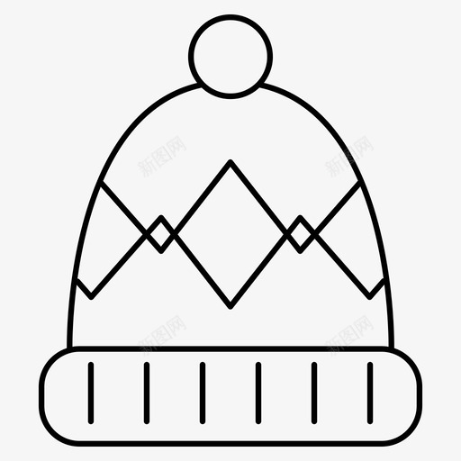 比尼冬季温暖图标svg_新图网 https://ixintu.com 冬季 冬季装备 复古 头饰 山 帽子 比尼 温暖 登山运动 衣服 高山山顶 鸭舌帽