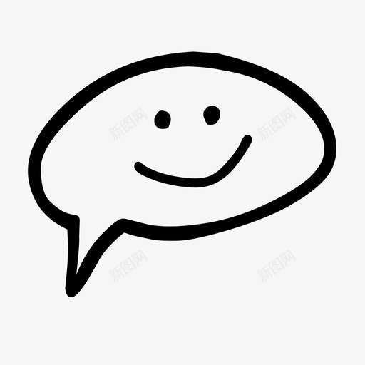 微笑签名加图标svg_新图网 https://ixintu.com 加 另一个 多个 对话 微笑 泡泡 添加 签名 聊天 讲话