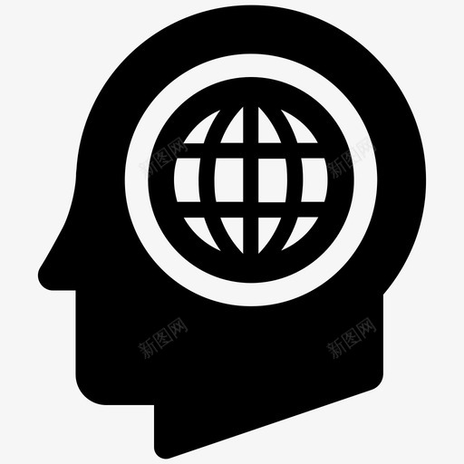 web用户internetinternational图标svg_新图网 https://ixintu.com connected explore google international internet web用户 业务集成 客户端 广告 浏览器