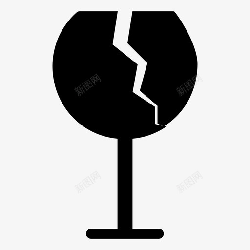 碎玻璃碎玻璃小心处理易碎包裹图标svg_新图网 https://ixintu.com 碎玻璃 碎玻璃小心处理易碎包裹