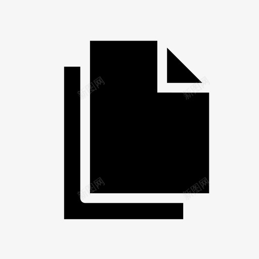 页面书籍副本图标svg_新图网 https://ixintu.com 书籍 副本 报纸 文件 文件格式 杂志 纸张 页面