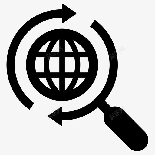 搜索引擎优化查找互联网图标svg_新图网 https://ixintu.com 互联网 优化 搜索 搜索引擎优化 查找 网络 解析 重复