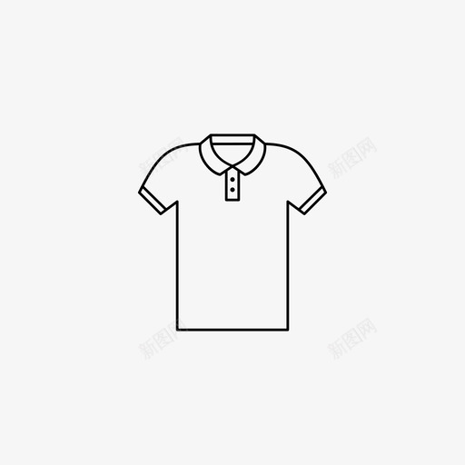 采购产品马球衣服服装店图标svg_新图网 https://ixintu.com 手 服装店 衣服 衬衫 采购产品马球 马球衫