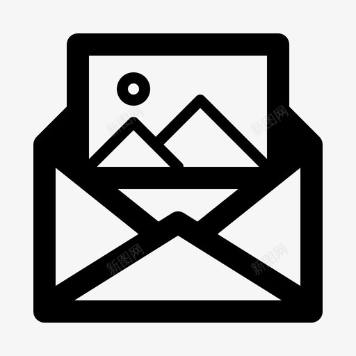 递送信封图标svg_新图网 https://ixintu.com 信封 图像 图片 服务 递送 邮件 邮件递送 邮政