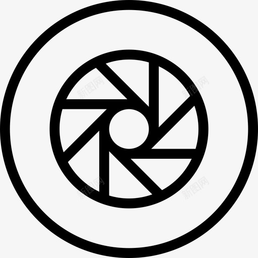 光圈弓箭手数据图标svg_新图网 https://ixintu.com 光圈 商务和服务第二卷 弓箭手 摄影 数据 文件 焦点 简历 视图 镜头