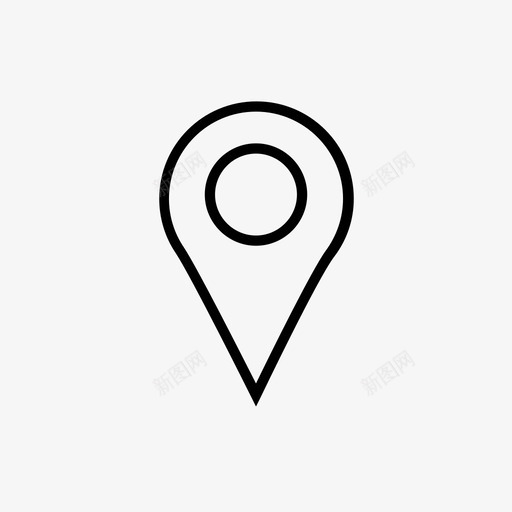 位置标记浪涌引脚图标svg_新图网 https://ixintu.com 位置标记 吃草 地图 引脚 波峰 浪涌 爆发 震颤