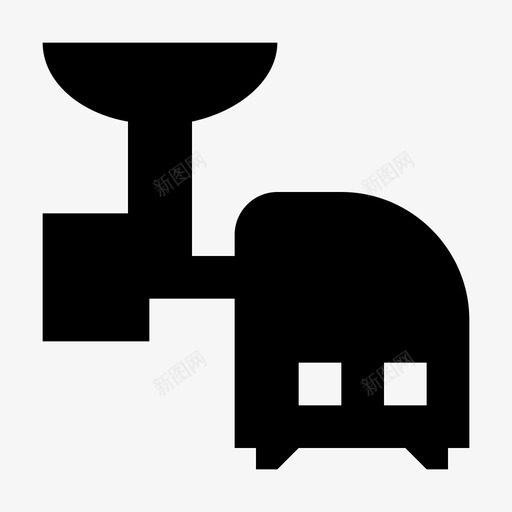 绞肉机厨房工具家用电器图标svg_新图网 https://ixintu.com 一代 克隆 切碎机 厨房工具 家用电器 干燥 滴料 电子 电子和设备材料设计图标 粘胶 绞肉机