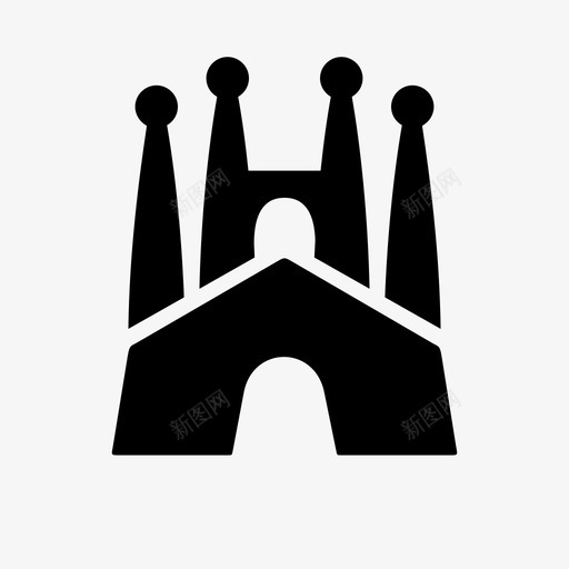 lasagradafamilia旅游景点西班牙图标svg_新图网 https://ixintu.com beating lasagradafamilia 大教堂 巴塞罗那 振荡 教堂 旅游景点 旅游目的地 无线 最新技术 牧场 西班牙
