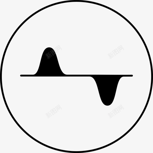 波理脉图标svg_新图网 https://ixintu.com 振荡 教育 数学 法律 波 物理 理 科学研究圆固 脉 音响 高等