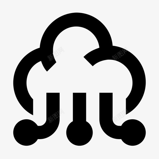 云共享社交媒体在线图标svg_新图网 https://ixintu.com 上传 下载 云共享 云数据技术材料设计图标 云网络 云计算 在线 社交媒体 网络 网络空间 计算机
