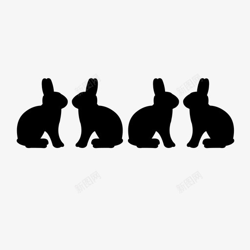 rabbit图标svg_新图网 https://ixintu.com rabbit