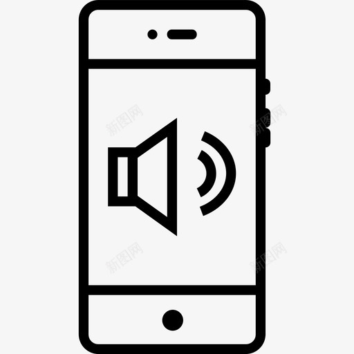扬声器放大器播音器图标svg_新图网 https://ixintu.com 增加 扩音器 扬声器 播音器 放大器 移动和服务第3卷 耳机 降低 音量 麦克风