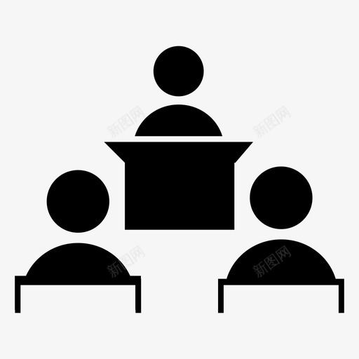 讲座董事会班级图标svg_新图网 https://ixintu.com 大学 学习 学校 教师 教育 演讲 班级 董事会 讲座