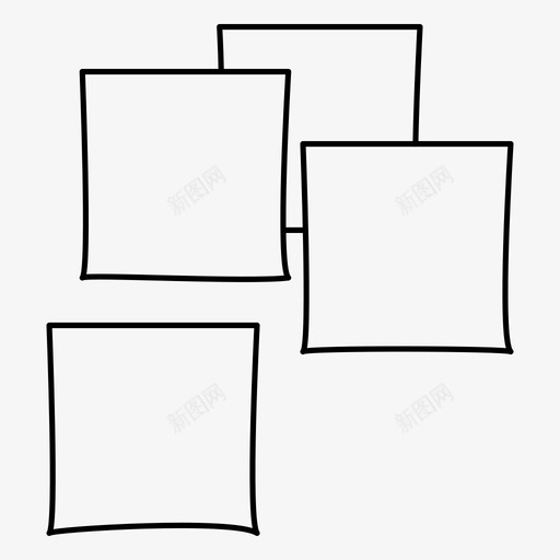 便笺开始张贴图标svg_新图网 https://ixintu.com 便笺 分析 单击 头脑风暴 开始 弓箭手 张贴 查看