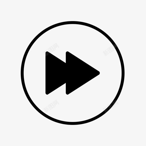 前进歌曲播放器图标svg_新图网 https://ixintu.com 下一个 前进 振荡 控制播放器 播放器 放牧 无线 最新技术 歌曲 殴打 电影
