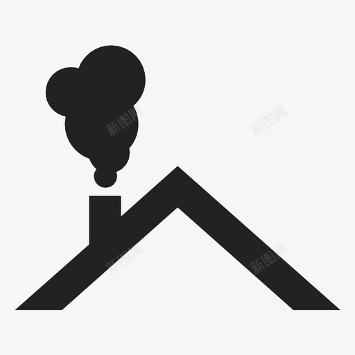 烟囱冒烟启动严重图标svg_新图网 https://ixintu.com 严重 入户 分析 启动 屋顶 敞开 查看 污染 烟囱冒烟
