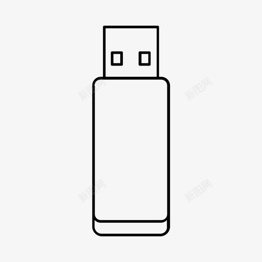 闪存驱动器电子产品和电器图标svg_新图网 https://ixintu.com 电子产品和电器 闪存驱动器