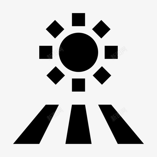阳光自然与生态材料标图标svg_新图网 https://ixintu.com 自然与生态材料设计图标 阳光
