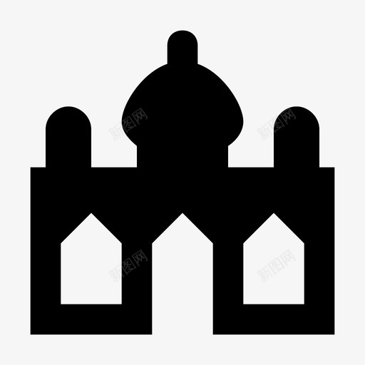 历史建筑旅游展台图标svg_新图网 https://ixintu.com 博物馆 历史建筑 图书馆 地标 城市元素材料设计图标 展台 异域风情 旅游 竖立 纪念碑