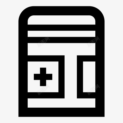 药丸瓶移动方便便于携带图标svg_新图网 https://ixintu.com 便于携带 易于使用 有用的图标医疗保健 气密和防漏 用于储存药丸 移动方便 药丸瓶 药片 药物 药箱 辅助