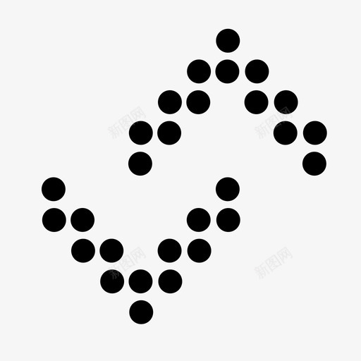 箭头相反方向拉伸滚动图标svg_新图网 https://ixintu.com 不同 反对 向上 向下 拉伸 旋转 滚动 相反 箭头点 箭头相反方向
