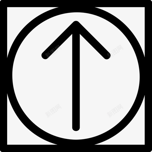 向上箭头向前箭头图标svg_新图网 https://ixintu.com 上载 向上 向上箭头 向前 向前方向升高 方向 箭头