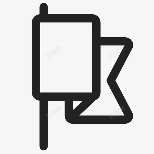 旗帜胜利标志图标svg_新图网 https://ixintu.com 和平 国家赛姆 国籍 旗帜 标志 胜利 角落 飘扬 骄傲