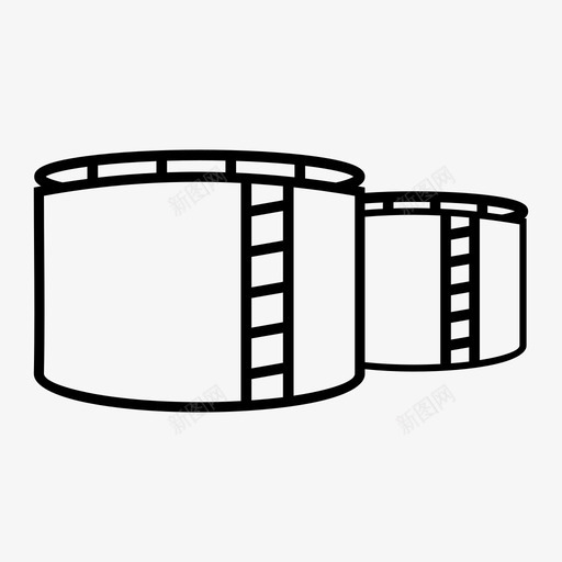 储罐船舶便携式图标svg_新图网 https://ixintu.com 仓库 便携式 储罐 桶 油厂 油气 煤气 燃料 石油 船舶