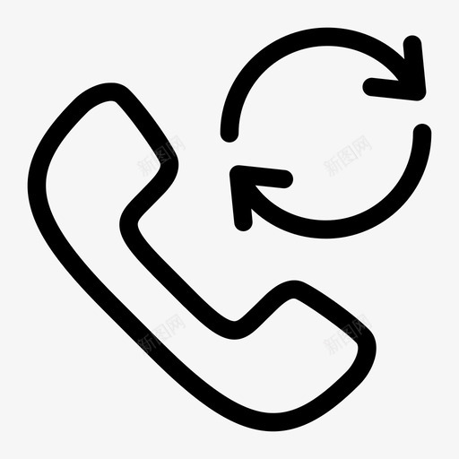 重拨补充感伤图标svg_新图网 https://ixintu.com 回忆 回拨 感伤 智能手机用户界面薄 服装 电话 补充 遮挡 重拨 队形