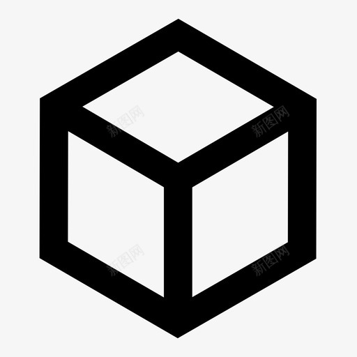 立方体三维几何图标svg_新图网 https://ixintu.com 三维 冰 几何 星星 歌手 测量 立方体 红宝石