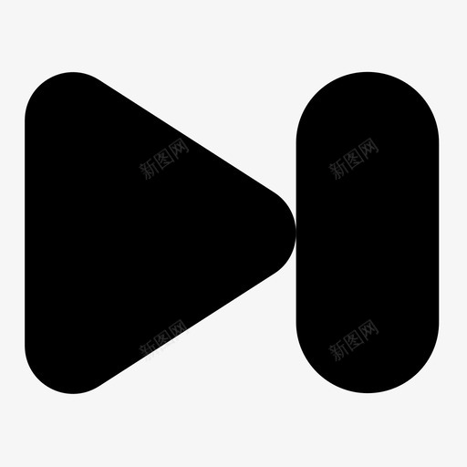 下一步跳过下一步按钮图标svg_新图网 https://ixintu.com 下一步 下一步按钮 之后 前进 后续 播放下一步按钮 稍后 跟随 跳过 音乐 音频